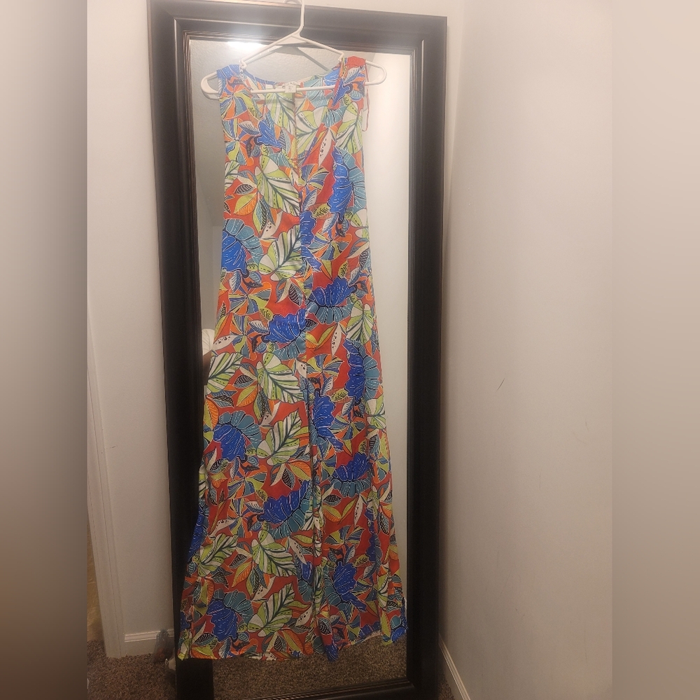 Nicole Miller Colorful Floral Jumpsuit